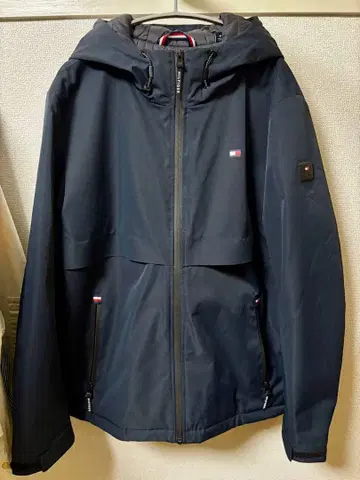 타미힐피거 네이비 나일론 자켓