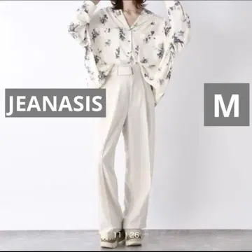JEANASIS 화이트 와이드 팬츠 M 사이즈