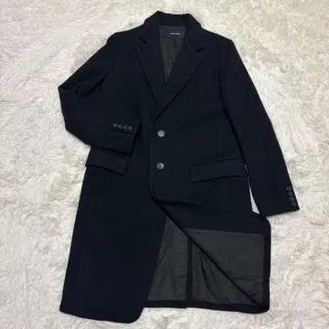 저널 스탠다드 체스터 코트 3 버튼 블랙