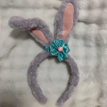 토끼 귀 머리띠 라벤더