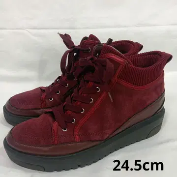 fitfit 지퍼 통굽 스웨이드 신발