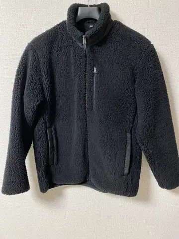 방풍 아우터 플리스 자켓 (긴팔) 블랙 L