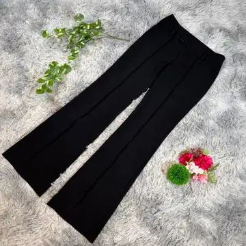 BOSCH 사이즈 34 (XS) 스트레치 플레어 팬츠 블랙