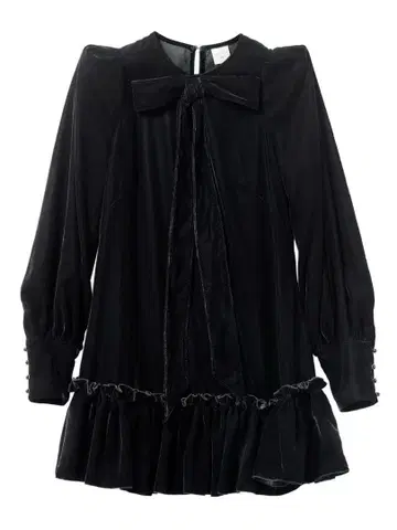 H&M The Vampire's Wife 벨로아 리본 원피스