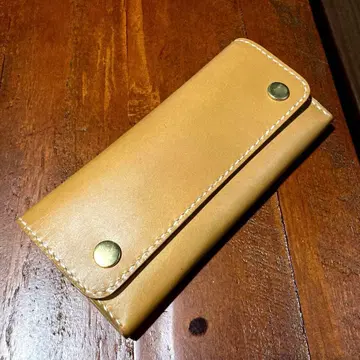 천연 가죽 지갑 올 가죽 손바느질 가죽 공예 핸드메이드 장지갑