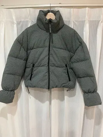 [ TODAYFUL ] 체크 다운 재킷 38 민트