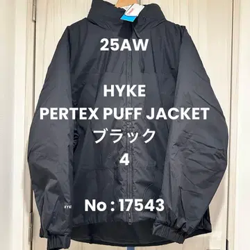 새상품 HYKE 하이크 PERTEX PUFF JACKET 블랙 4