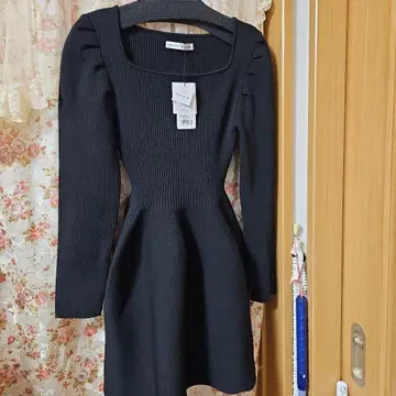 NOSTALGIA 블랙 니트 원피스 M