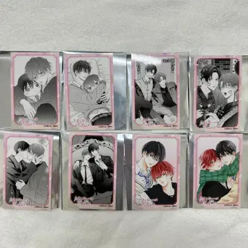 견딜 수 없는 것은 사랑인가 트레이딩 카드 전 8종