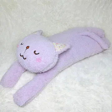 레어 새상품급 슬리핑 애니멀 고양이 봉제 인형