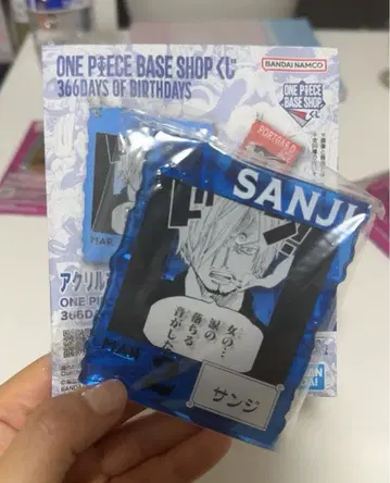 아크릴 블록 참 제일복권 원피스 베이스샵 상디