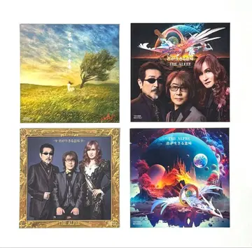 THE ALFEE 네가 사는 의미 구매 혜택 CD 자켓 스티커 4장 세트