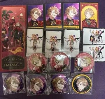 니지산지 IMPACT 후라 소토 캔뱃지 폴라로이드풍 카드