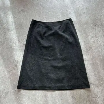 s3338 드레스 A라인 스커트 무릎 기장 심플 오피스 안감