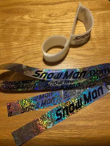 Snow Man 돔 투어 음표, 은색 테이프