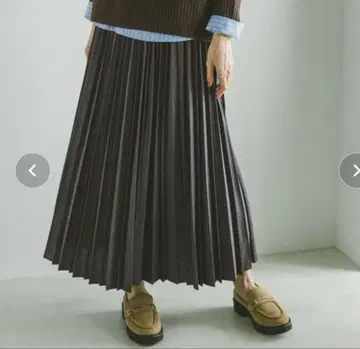 GLOBAL WORK 이지케어 플리츠 스커트/593329