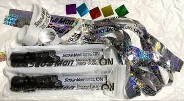 SnowMan 응원봉 2개 & 낙하물 세트