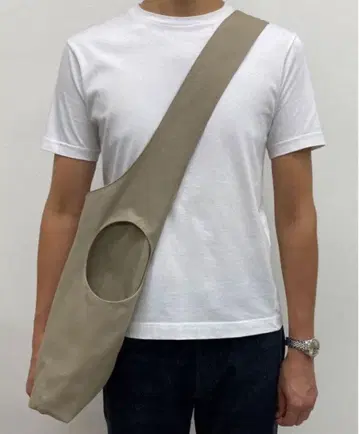 K8.0 +HUMMUS 숄더백 베이지