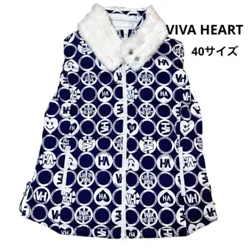 비바하트 VIVA HEART 로고 프린트 베스트 40사이즈 M