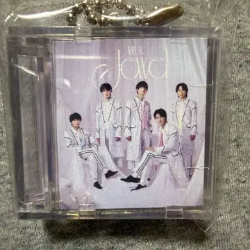 Jewel M!LK 사쿠라 스테이지 캡슐 토이_미니 CD 재킷 키홀더