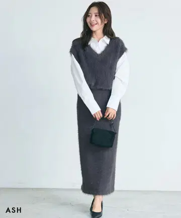 샤기 스커트 ASH