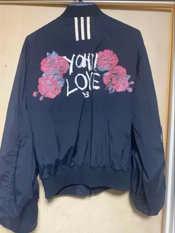 Y-3 꽃무늬 자수 블루종