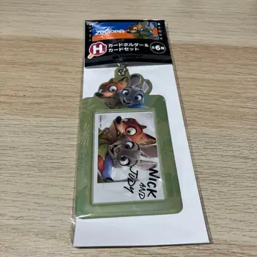 주토피아 해피 복권 카드 홀더&카드 세트 주디 닉