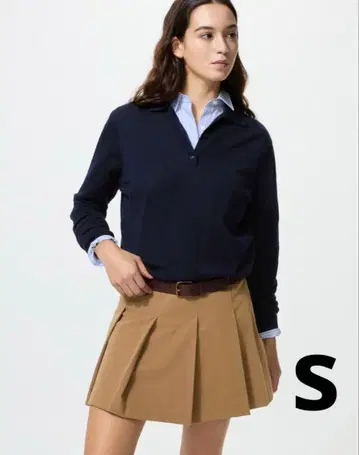 유니클로 플리츠 스코트