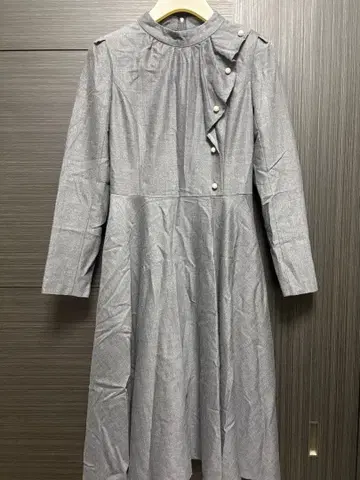 [ Rene ] 긴팔 원피스 펄 프릴 원피스 사이즈 34