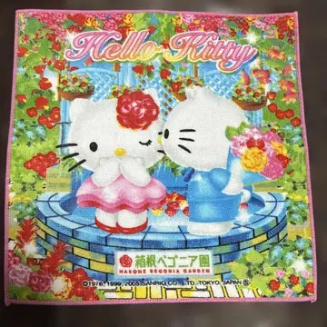 지역 한정 키티 미니 타월 하코네 베고니아 원 헬로키티 다니엘