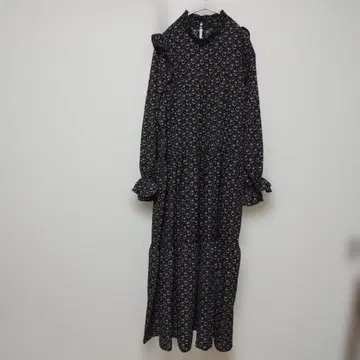 아즈노우아즈 AS KNOW AS PINKY 꽃무늬 긴팔 원피스