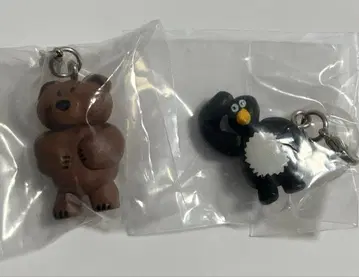 DAISUKE KONDO 메지루시 액세서리 2점 가챠 곰 펭귄