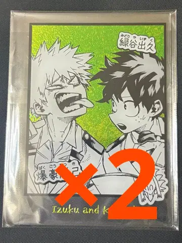 히로아카 점프샵 박입 아크릴 카드 바쿠고 미도리야