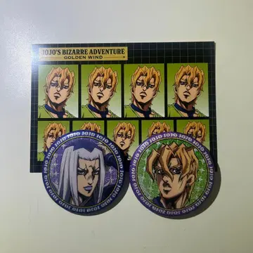 죠죠의 기묘한 모험 5부 판나코타 푸고 레오네 아바키오 캔뱃지