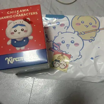 치이카와 (먼작귀) 키라메코 카니쨩 스티커 쇼핑백