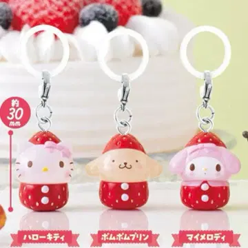 산리오 딸기 메지루시 액세서리 키티 마이멜로디 폼폼푸딩