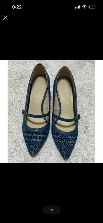 [새상품급] LE TALON 스웨이드 소재 스틸레토 펌프스