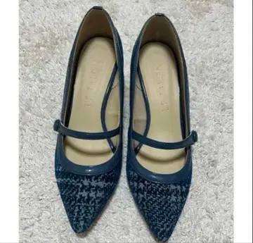 [새상품급] LE TALON 스웨이드 소재 스틸레토 펌프스