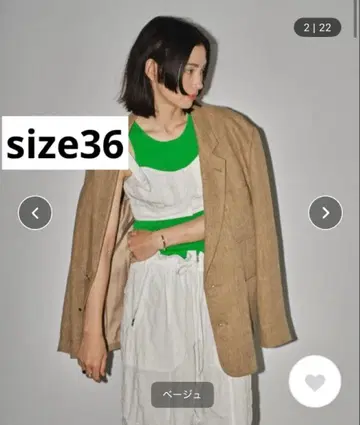 TODAYFUL Boyfriend Linen Jacket 베이지 36