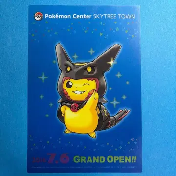 포켓몬 센터 스카이트리 피카츄 클리어 카드 3