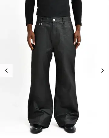 asapmode 스택 오일 코팅 팬츠