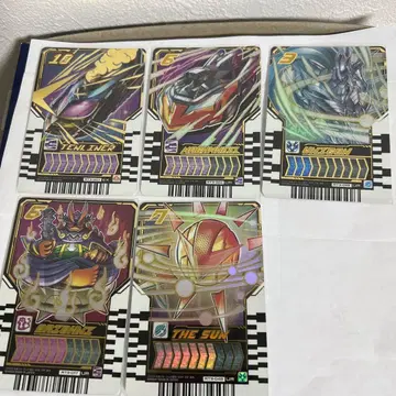 라이드 케미 트레이딩 카드 03 EX, UR 레어 세트 가면라이더 갓챠드