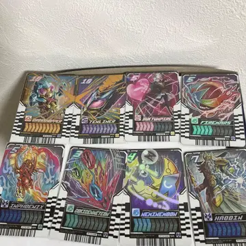 라이드 케미 트레이딩 카드 03 SR 세트 가면라이더 갓챠드