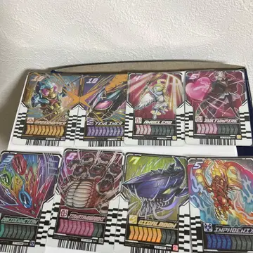 라이드 케미 트레이딩 카드 03 SR 레어 세트