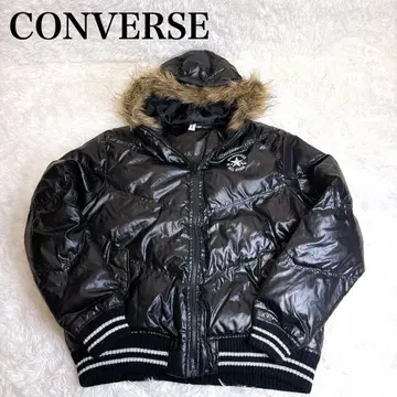 Y2K CONVERSE Opium 2way 광택 시크 스타일 퍼 다운