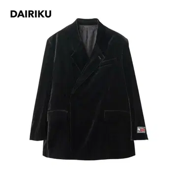 [ 새상품급 ] DAIRIKU 24AW 벨로아 더블 테일러드 자켓 M