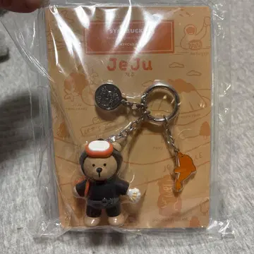 스타벅스 한국 제주 마스코트 키링 제주도