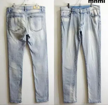 mnml 스키니 데님 라이트 블루 32