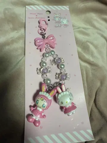 산리오 메조피아노 헬로키티 키링 스트랩 덤 포함