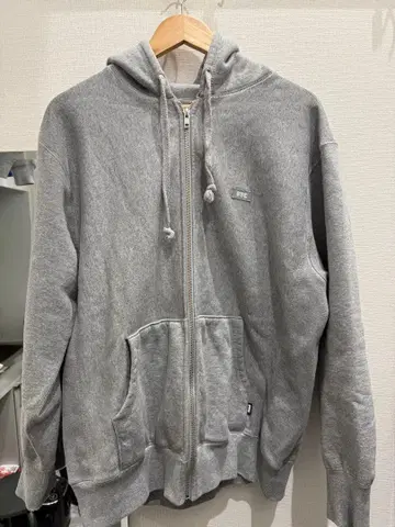FTC 풀 집업 그레이 후드티 L 사이즈